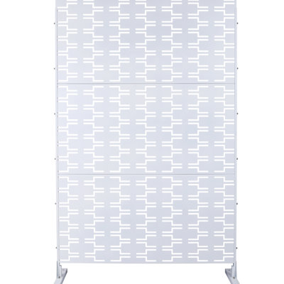 Outdoor & Indoor Metal Privacy Fence Panels 76" H48" W - For Deck, Patio, Garden. , Fade . Stylish. Easy To Install And Use