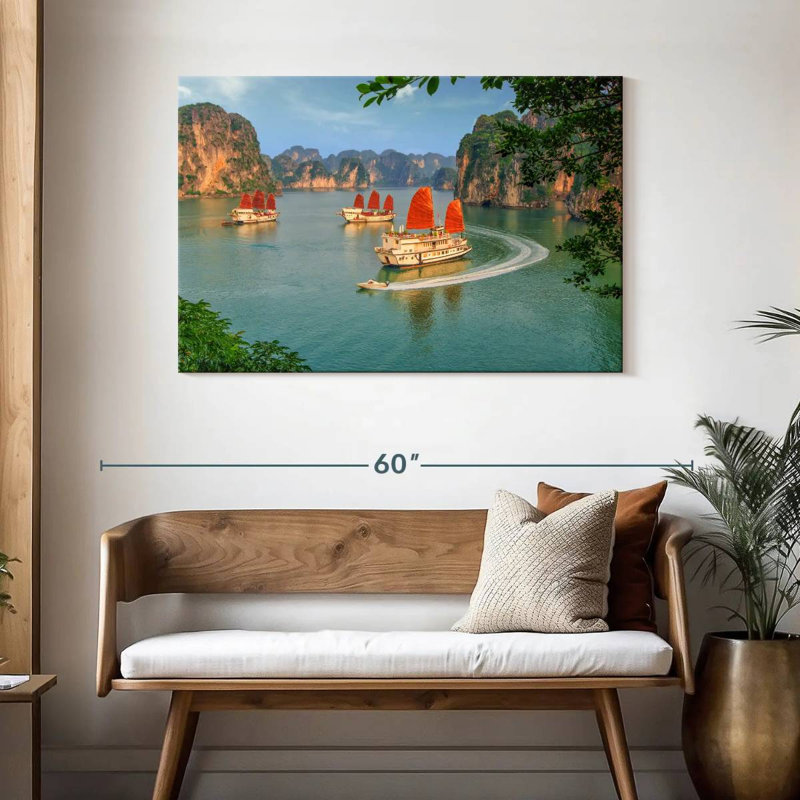Bateaux de croisière Mehar Halong Bay, H 30 po x l 45 po
