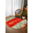 Susan Green Red Oriental Machine Printed Cotton Polyester Area Rug-2123948873