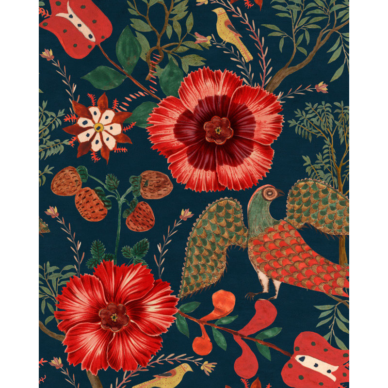 Transylvanian Roots Floral Wallpaper Roll