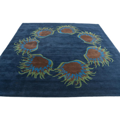 Tapis bleu marine Myrick