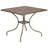 Ledoux 35.5'' Square Indoor-Outdoor Steel Patio Table Set with 2 Round Back Chairs-24678956