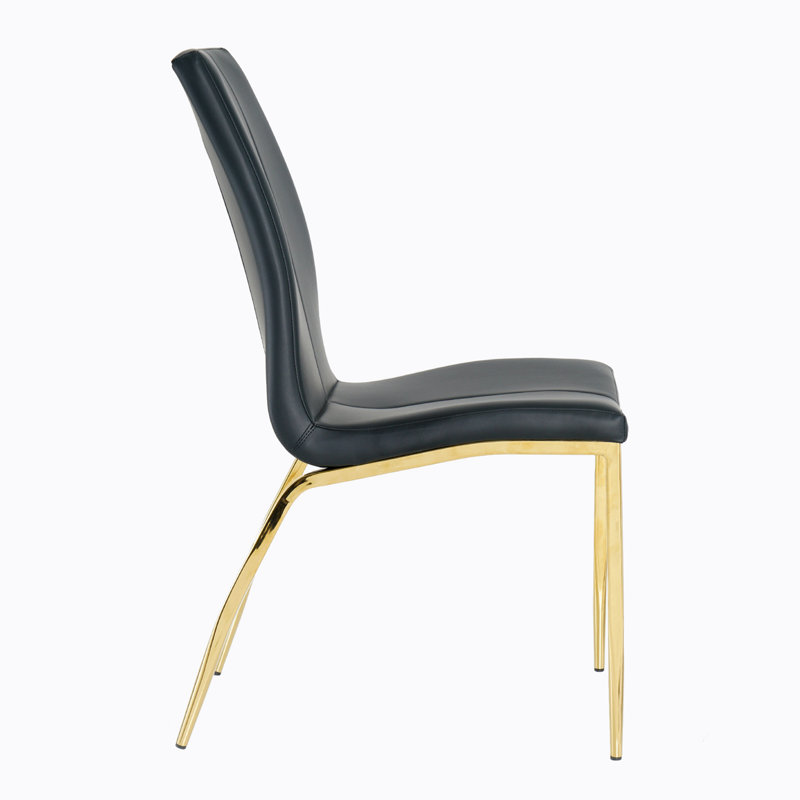 Chaise Kejaun, Noir, noir, noir, noir, Doré