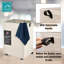 Fabric Rolling Laundry Hamper with Handles-71296953