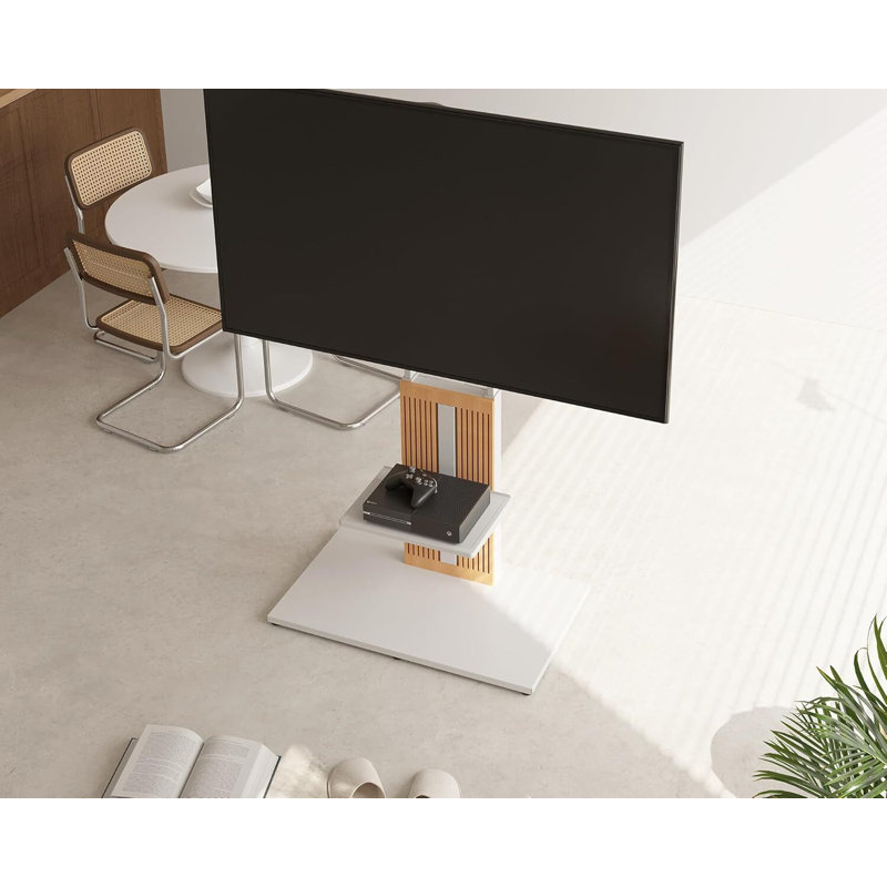 Étagère de rangement FITUEYES Design pour meuble télé au sol de la série Zen / Cantor, 15,7 po x 11,1 po, capacité de charge jusqu'à 10 kg