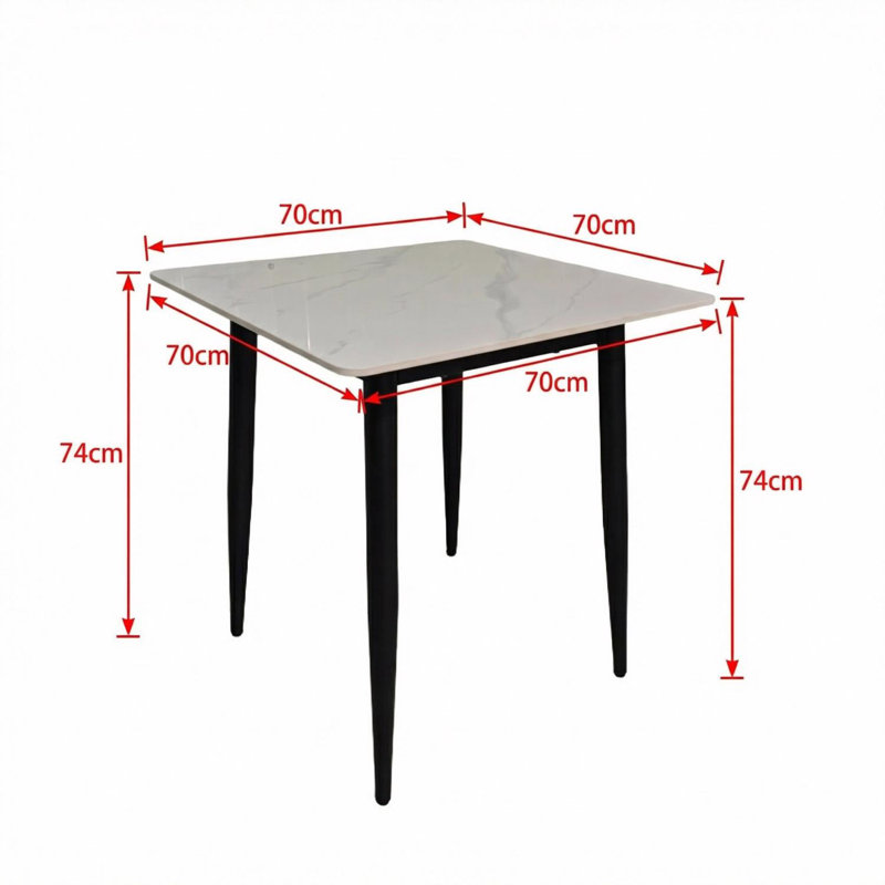 Stone Top Dining Table, Cream