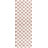 Atiran Checkered Shag Pink Area Rug-1501908965