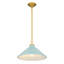 Luminaire suspendu 1 lumière avec abat-jour Bradbury-1715831640