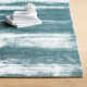 Adelia Hand-Knotted Silk Sky Area Rug