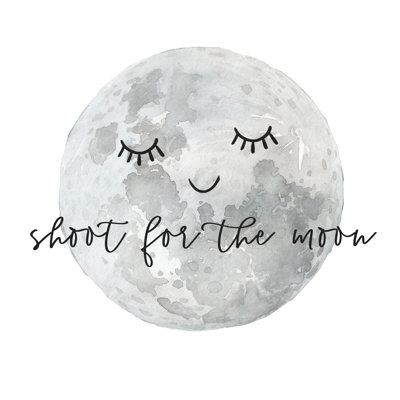 Shoot Moon - Wrapped Canvas Print