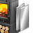 Thickened cast iron wood fireplace with storage