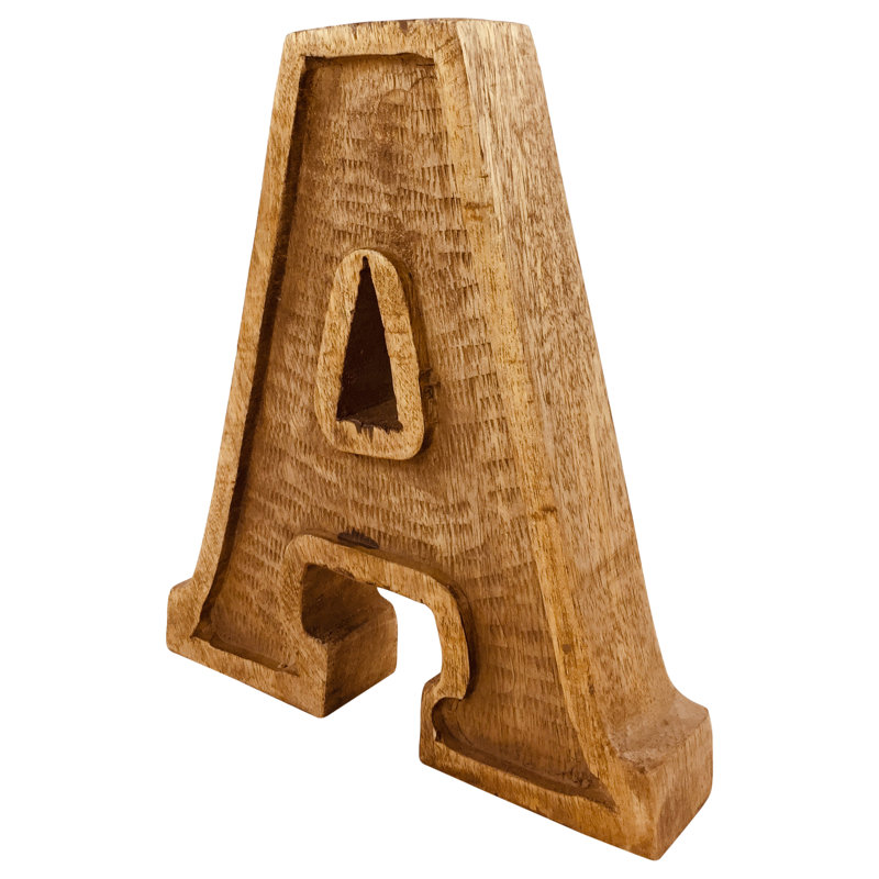 Jaliyah Text & Numbers Letter Block, A