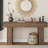 63 Inch Long Console Table For Entryway, Farmhouse Wood Rectangular Sofa Table Behind Couch Table, Narrow Entryway Table For Living Room, Entrance, Hallway, Foyer, Easy Assembly, Brown-375637519