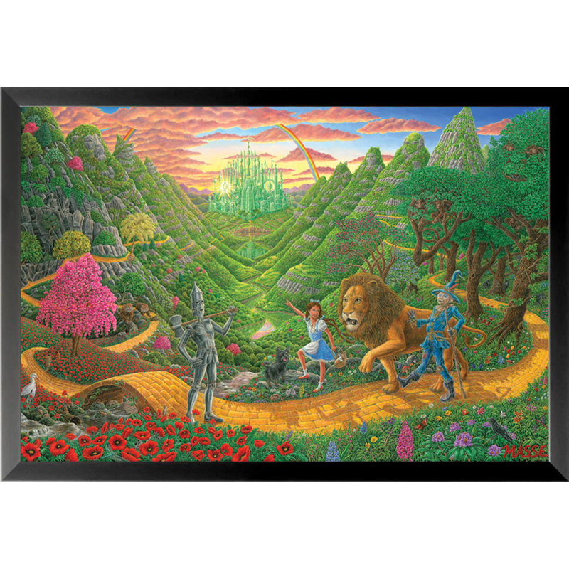 "Magicien d’Oz" par Tom masse, reproduction d’art sur papier encadrée