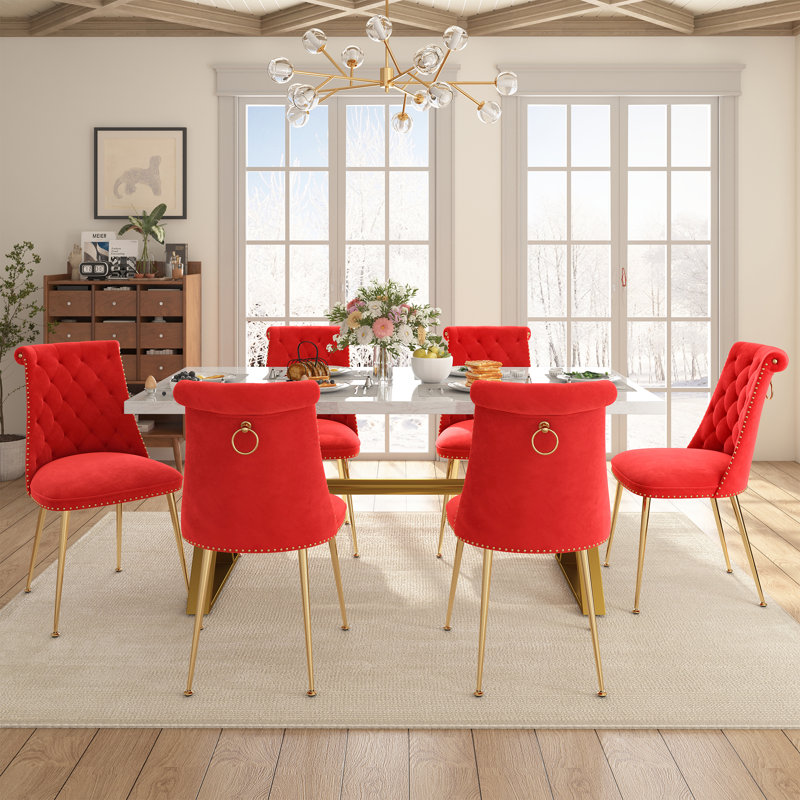 Ensemble repas pour 6 personnes Magallanes, Rouge