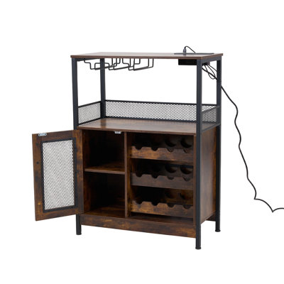Wine Bottle & Glass Rack