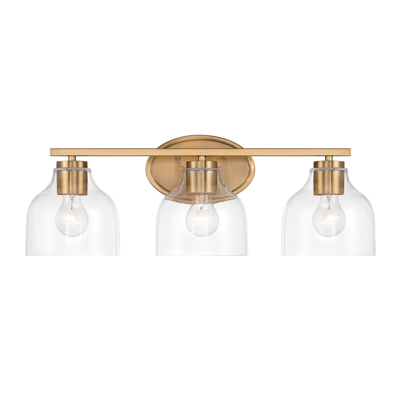 6 - Light Dimmable Vanity Light, 3, Matte Black