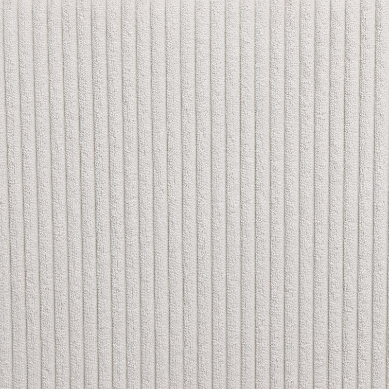 Canapé modulaire rembourré 123,24 po Nyerere, Velours côtelé beige