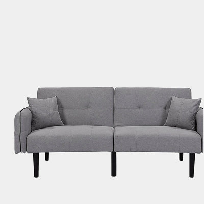 Folding Ottoman Sofa Bed with stereo (Gray)