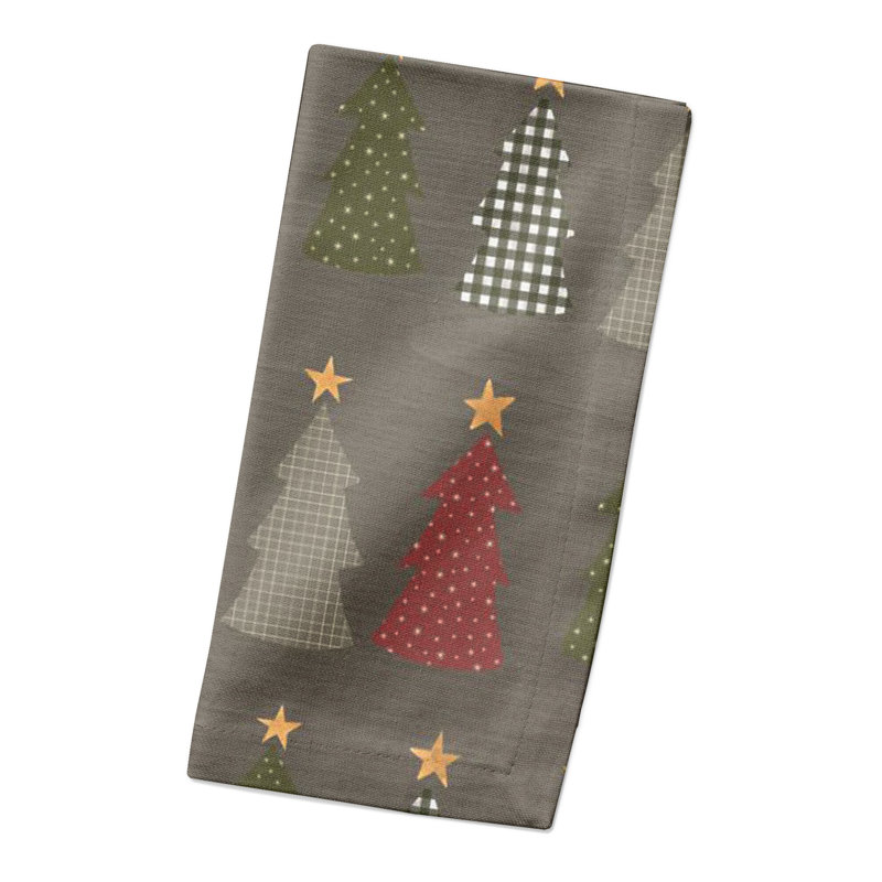 Serviette en coton 10 po Divith, Gris