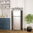 Frigidaire 7.5 Cu. Ft. Refrigerator, Apartment Size Top Mount Fridge, Platinum