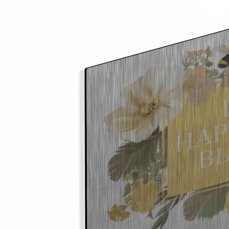 «Let Happiness Bloom» par House Fenway, H 16 po x l 24 po