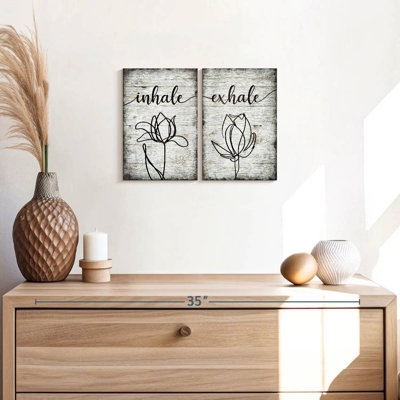 «Inhale Exhale Zen VIII», reproduction sur toile