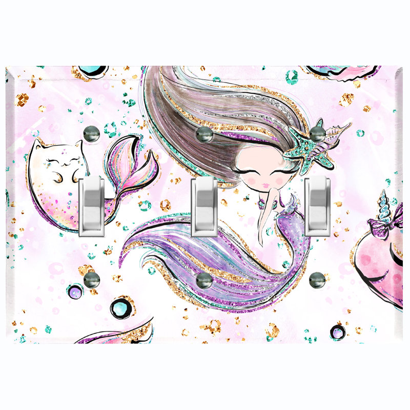 Plaque murale 3 lumières Mermaid