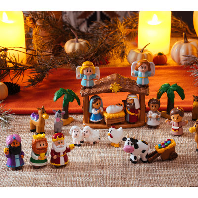 Figurine 23 pièces de Noël