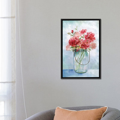 Geraniums - Wall Art Print - Framed Canvas