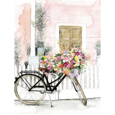 " Spring Bike Flower Basket "