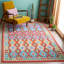 Tapis rouge / bleu Horwich 408-1621091191