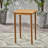Outdoor Minimalist Acacia Wood Square Bar Table - Teak Finish-1260038844