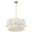 23.2" 6-Light Scalloped Rope Drum Chandelier-1664452982-1664452976
