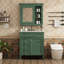Ensemble de meuble-lavabo moderne 30 "avec lavabo et armoire à miroir-1589867060-1589867063