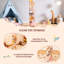 Vertical Clear Plastic Toy Storage Tube Organiser with String Light-1231417772-1231417763