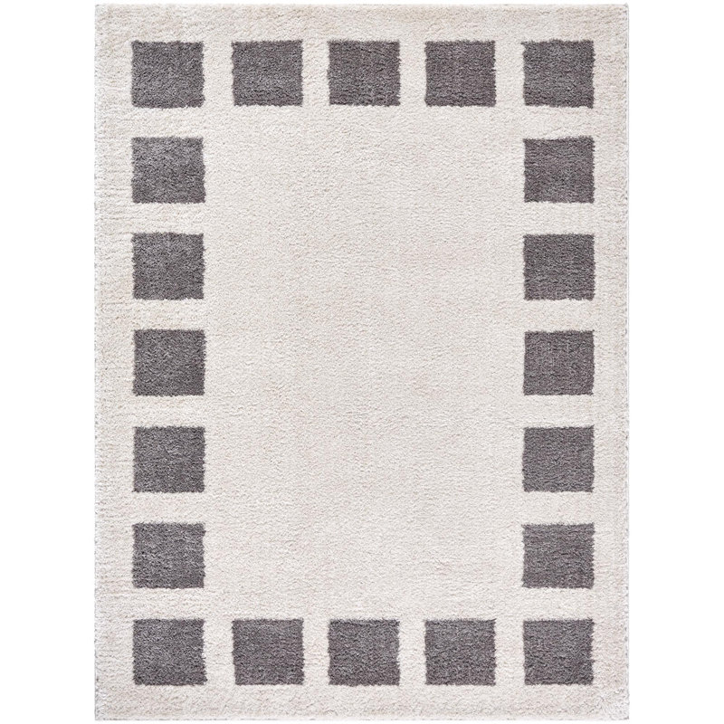 Zuhur Washable Geometric Indoor Rug, Rectangle 2' x 2'11"