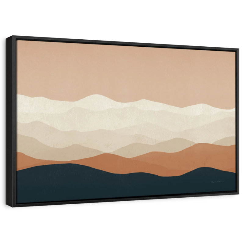 Abstrait «Mojave Mountains II, art mural», H 9 po x l 13 po