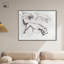 Chiens qui courent sur toile, art rétro par Art Remedy-110306742-110306743