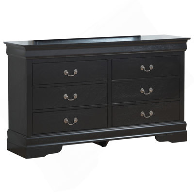 Commode noire Elegant Traditional