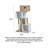 4-Cabin Solid Wood Multi-Tier Cat Tree