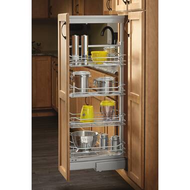 Rev-A-Shelf 11-inch Pull-Out Wood Tall Cabinet Pantry w