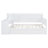 Full Size Wooden Daybed With 3 Drawers, USB Ports And Desk ,White-638218195
