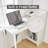 Foldable Computer Desk with Charging Station and Two-Tier Storage Shelf, 39.3 Inch Convertible Folding Writing Table Multi-Functional Space Saving Nightstand for Home Office Bedroom Dormitory Study Compact Workstation, White-1528917109