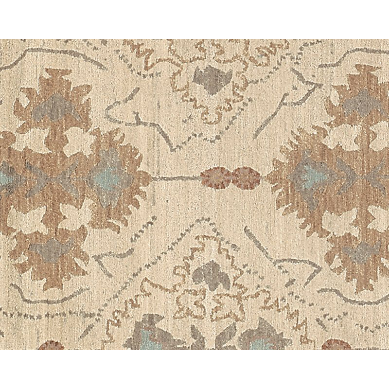 Samkara Wool Oriental Area Rug in Beige/Neutral, Rectangle 12' x 16'