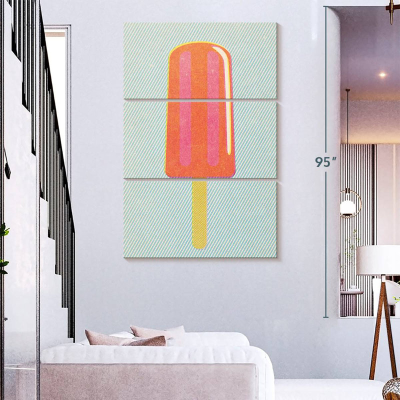 Yarlin Popsicle, 38" H x 24" W