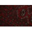 Tapis oriental rouge fait à la main 3 x 5
