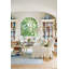 Dorset - 1 Light Floor Lamp By Mark D. Sikes - Aged Brass Frame - Cream Shade