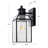 Classic Black 12.5''H Motion Sensor 1-Light Outdoor Wall Lantern with Clear Glass Shade Waterproof