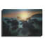 Dovecove «Misty Sunset on Indian Beach Oil Paint» par Rick Berk, art mural en métal